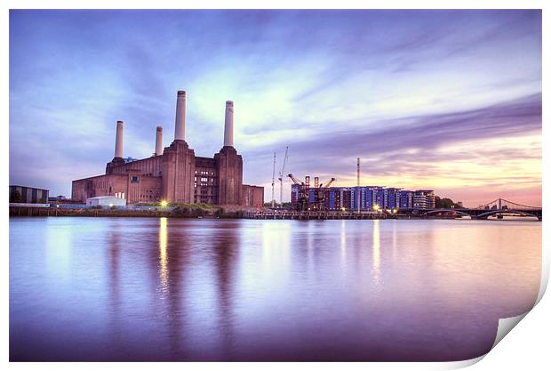 Battersea Power Station Print by Martin Williams