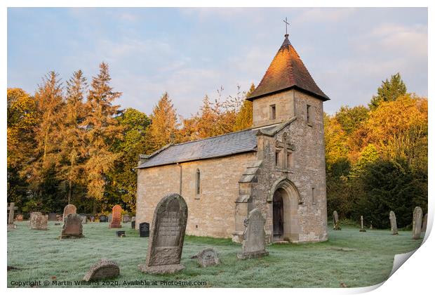 Chapel of Rest, Brompton by sawdon, Scarborough, North Yorkshire Print by Martin Williams