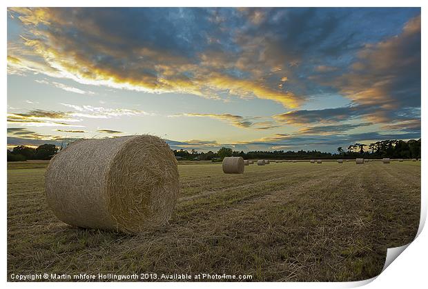 Sundown and Round Print by mhfore Photography