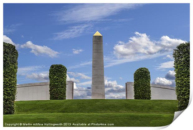 National Memorial Arboretum Print by mhfore Photography