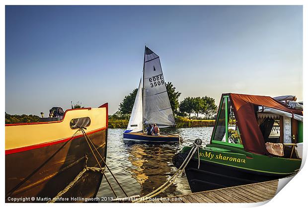 Summer Sailing Print by mhfore Photography