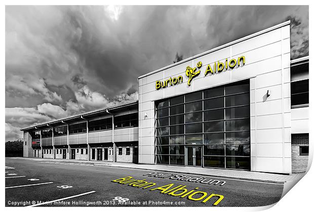 Burton Albion F.C Print by mhfore Photography