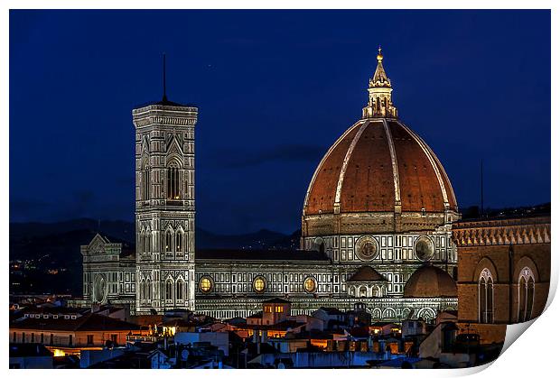 Florence Catherdal Print by mhfore Photography