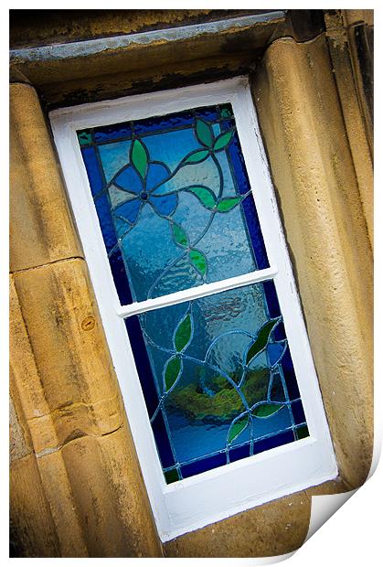 Stained Glass Window Print by Mark Llewellyn