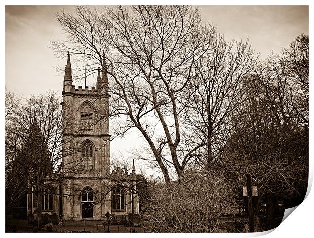 St Lawrence Church, Hungerford, Berkshire, England Print by Mark Llewellyn