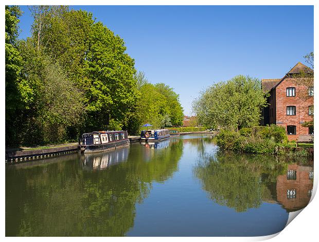 West Mills, Newbury, Berkshire, England, UK Print by Mark Llewellyn