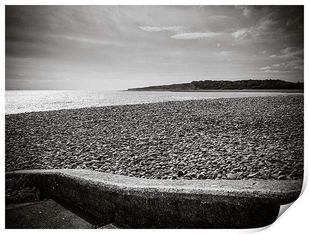Cold Knap Sunset, Barry, Wales, UK Print by Mark Llewellyn