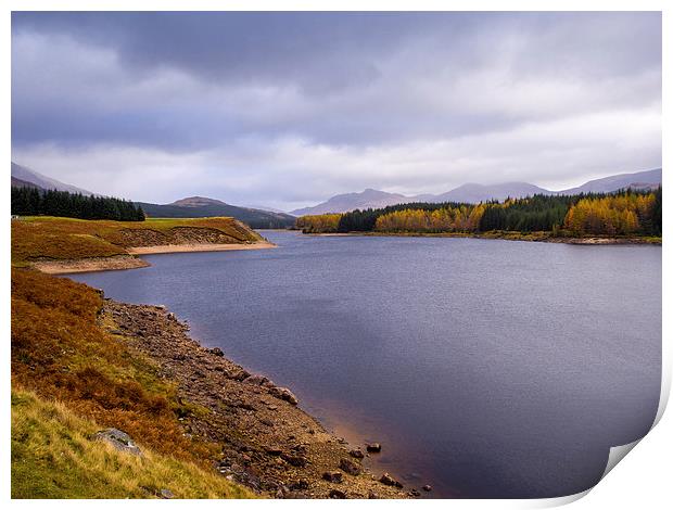 Loch Laggan, Scotland, UK Print by Mark Llewellyn