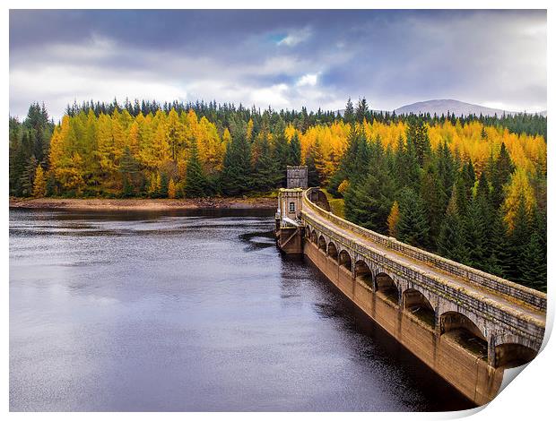 Laggan Dam, Scotland, UK Print by Mark Llewellyn