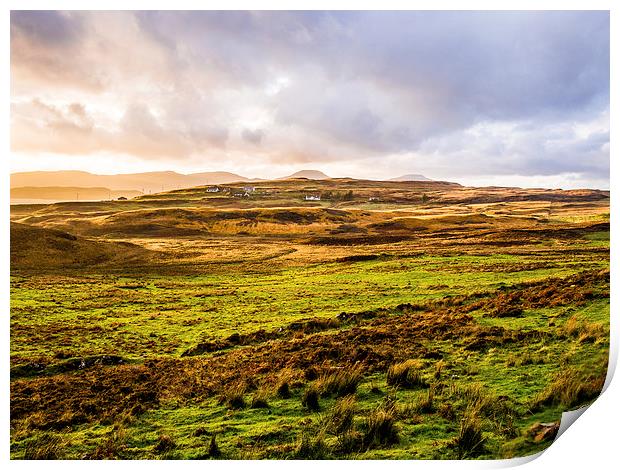 Isle of Skye Landscape, Scotland, UK Print by Mark Llewellyn