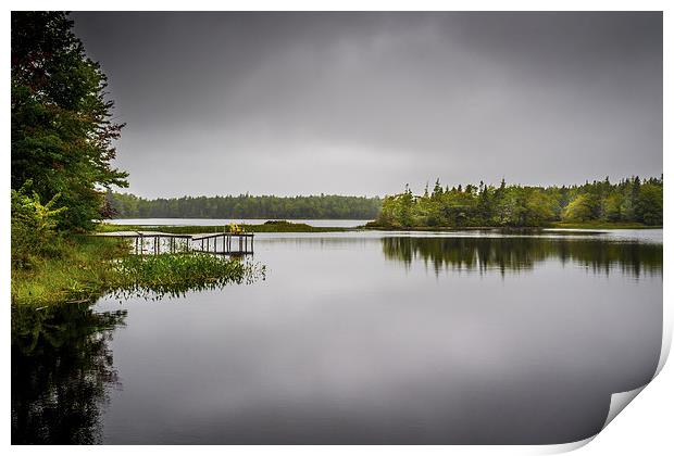 Sisters Lake, Yarmouth, Nova Scotia, Canada Print by Mark Llewellyn
