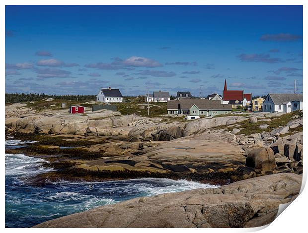 Peggys Cove, Nova Scotia, Canada Print by Mark Llewellyn