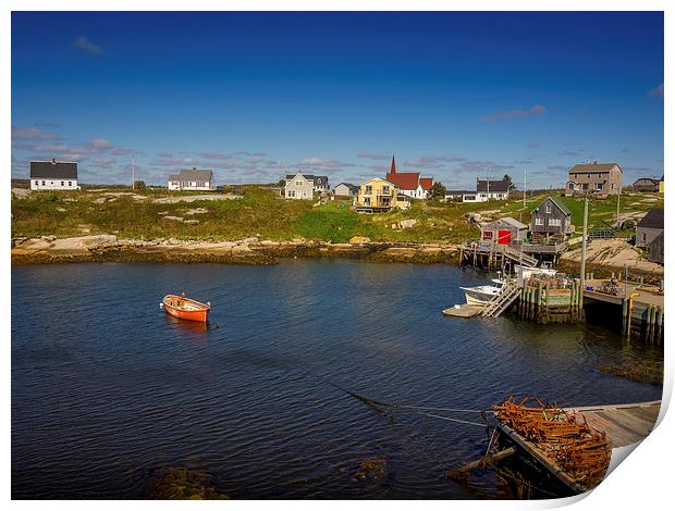 Peggys Cove, Nova Scotia, Canada Print by Mark Llewellyn