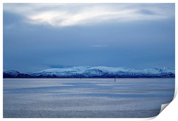Island Passage, Lofoten, Norway Print by Mark Llewellyn