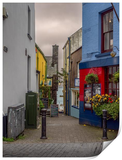 Tenby Alley, Pembrokeshire, Wales, UK Print by Mark Llewellyn