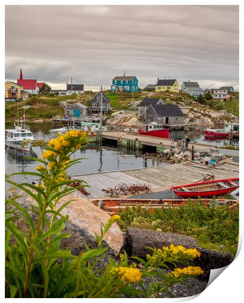 Peggys Cove, Nova Scotia, Canada Print by Mark Llewellyn