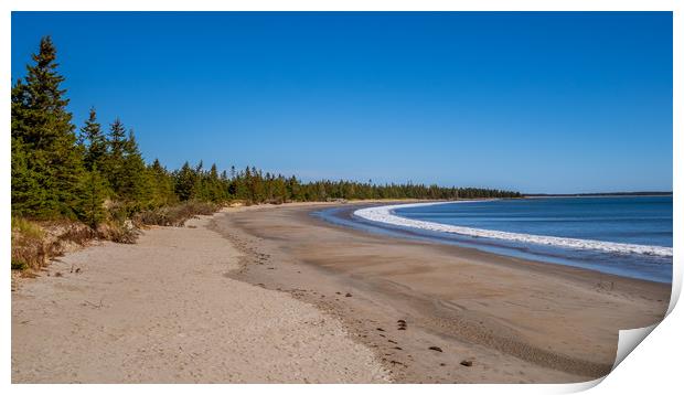 Crescent Beach, Nova Scotia, Canada Print by Mark Llewellyn