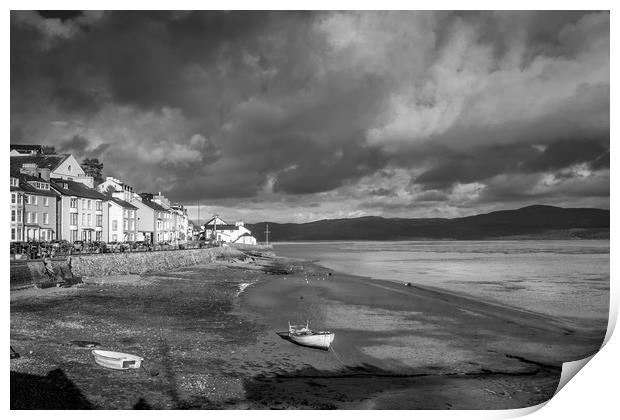 Aberdovey Seafront, Wales, UK Print by Mark Llewellyn