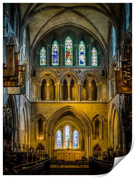 St Patricks Cathedral, Dublin, Ireland Print by Mark Llewellyn