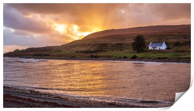 Lone Bothy, Scotland UK Print by Mark Llewellyn