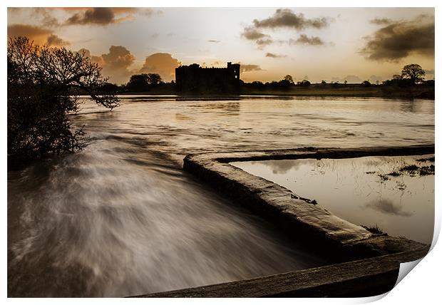 Carew Castle Print by Simon West