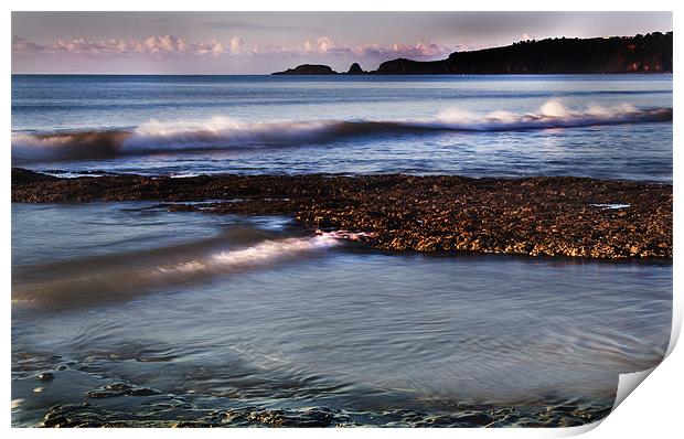 Wisemans Bridge Beach Print by Simon West