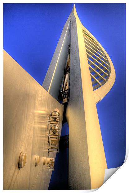 Spinnaker Tower Print by Simon West