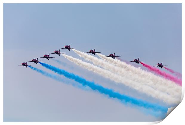 Red Arrows Display Print by Simon West