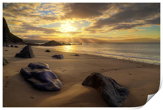 Sunrise - Wisemans Bridge Print by Simon West