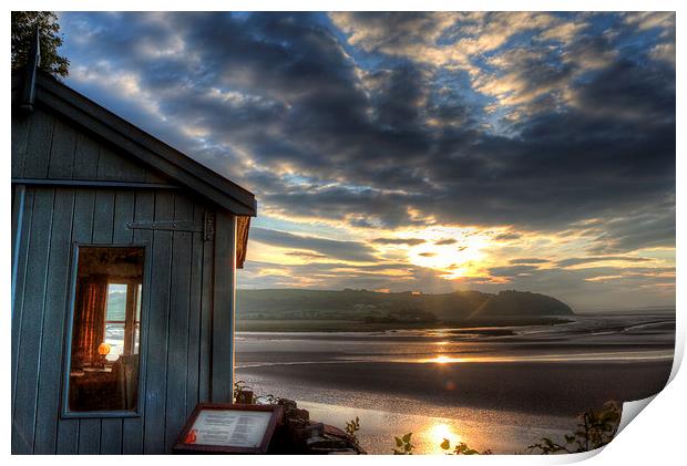 Dylan Thomas Writing Shed Print by Simon West