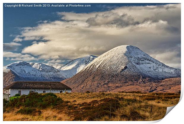 Beinn na Caillich from Breakish Print by Richard Smith