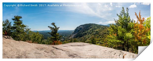 Cathedral Ledge view Print by Richard Smith