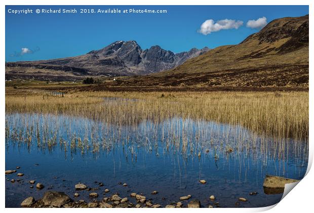 Loch Cill Chriosd and Blaven #5  Print by Richard Smith