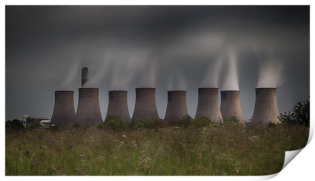 Power and Pollution Print by Nigel Jones