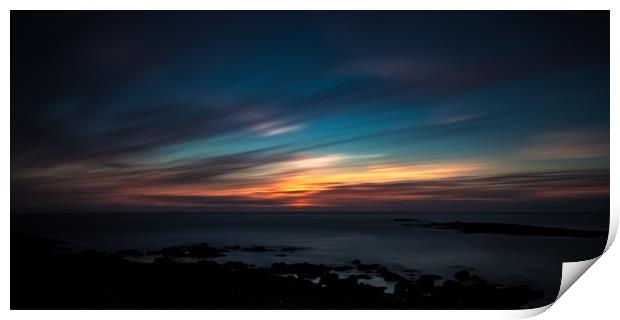 Sennen Cove Sunset Print by Nigel Jones