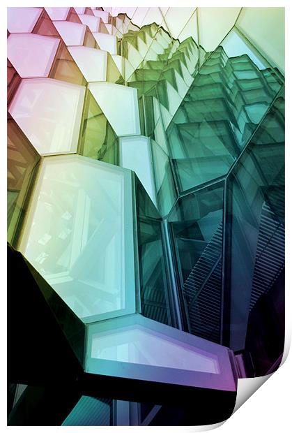 Harpa Building Print by Michael Thompson