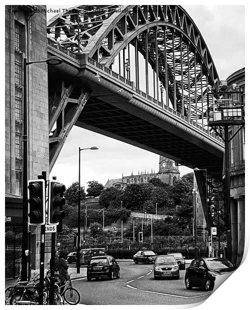Tyne Bridge  Print by Michael Thompson