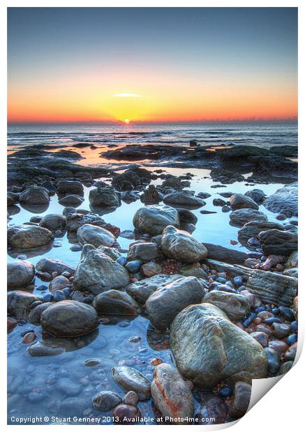 Winchelsea Sunrise Print by Stuart Gennery