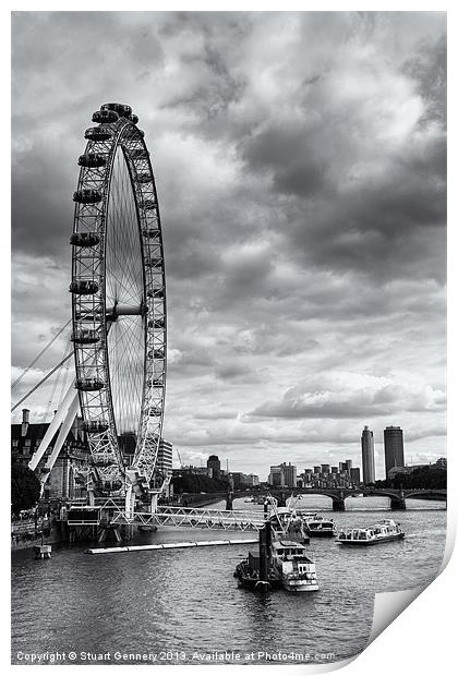The Wheel Print by Stuart Gennery