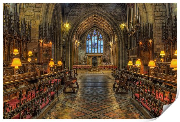 Welsh Cathedral Print by Ian Mitchell