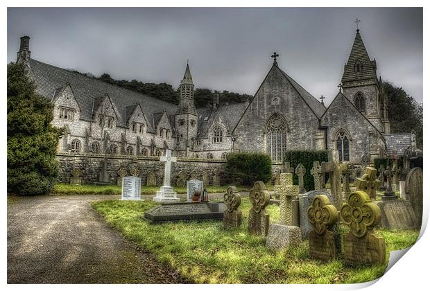 Pantasaph  Friary Print by Ian Mitchell