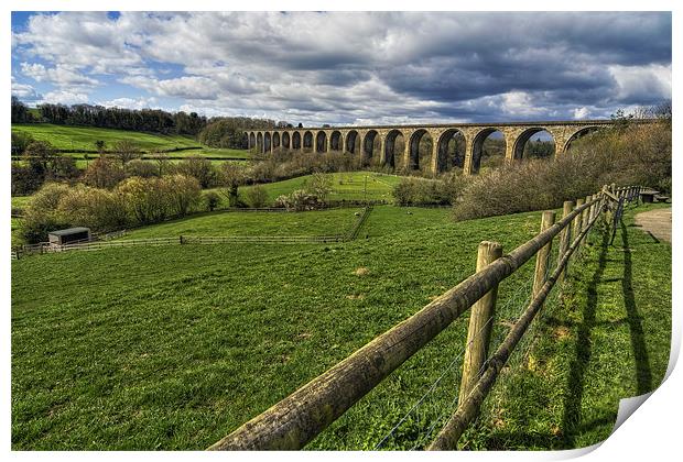 Railway Viaduct Print by Ian Mitchell