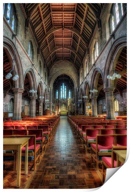 St Marys Without the Walls Print by Ian Mitchell