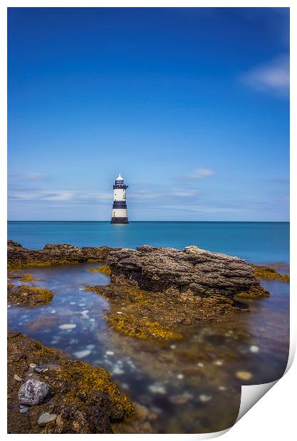 Penmon Lighthouse  Print by Ian Mitchell