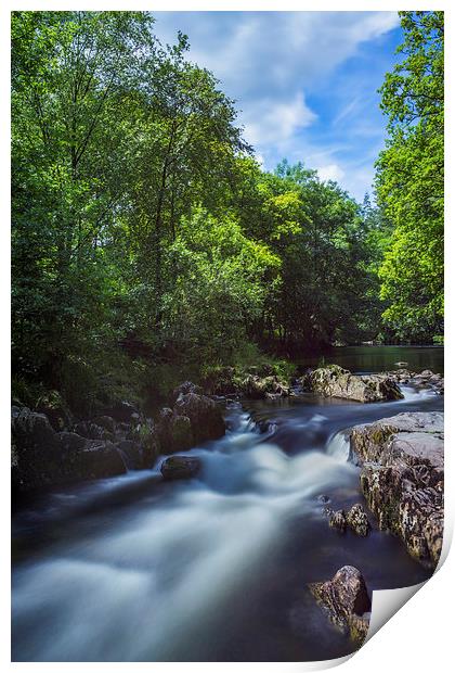  Summer River Print by Ian Mitchell