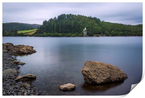 Lake Vyrnwy  Print by Ian Mitchell