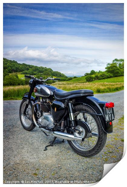 BSA Country Ride  Print by Ian Mitchell