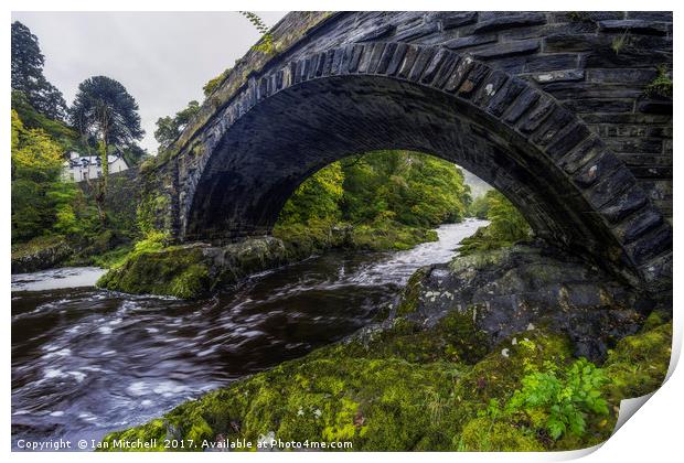 Water Under The Bridge Print by Ian Mitchell