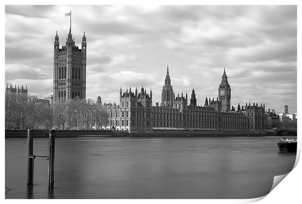 Houses of Parliament Print by Matthew Train