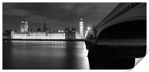 Parliament Panorama Print by Matthew Train